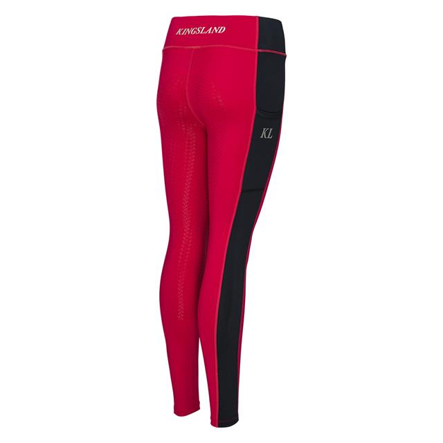 Riding Tights Kingsland Compression Full Grip Kids Pink