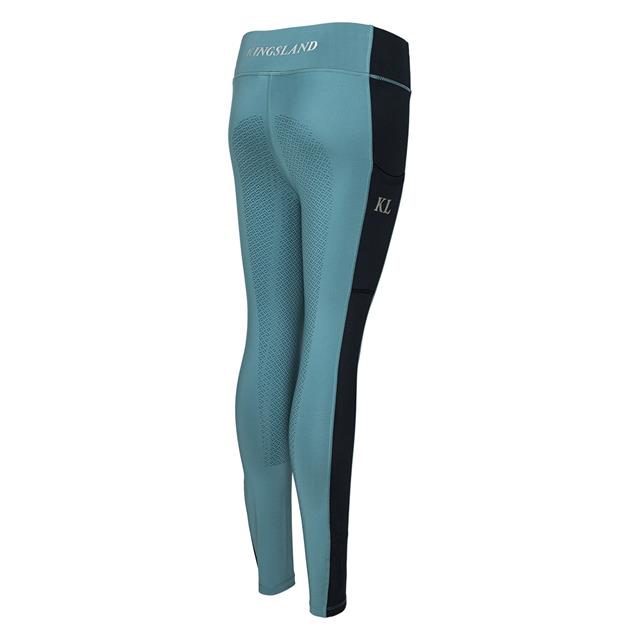 Riding Tights Kingsland Compression Full Grip Turquoise