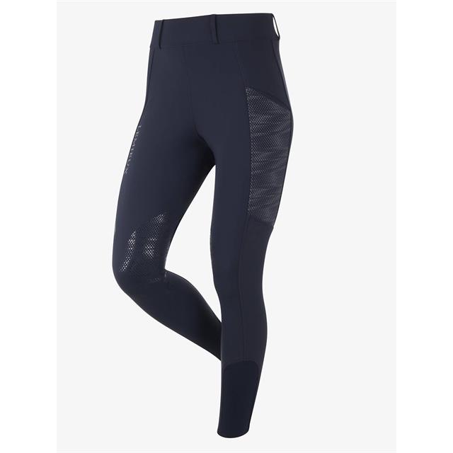 Riding Tights LeMieux Eleanor Reflective Knie Grip Dark Blue