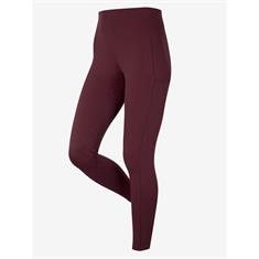 Riding Tights LeMieux Naomi Full Grip Dark Red