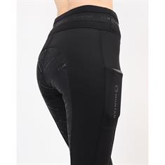 Riding Tights Montar Luna Softshell Full Grip Black