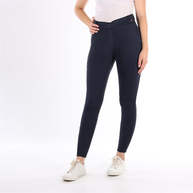 Riding Tights Montar Michelle Full Grip Kids Dark Blue