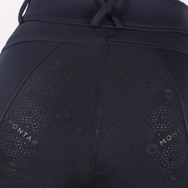 Riding Tights Montar Michelle Full Grip Kids Dark Blue