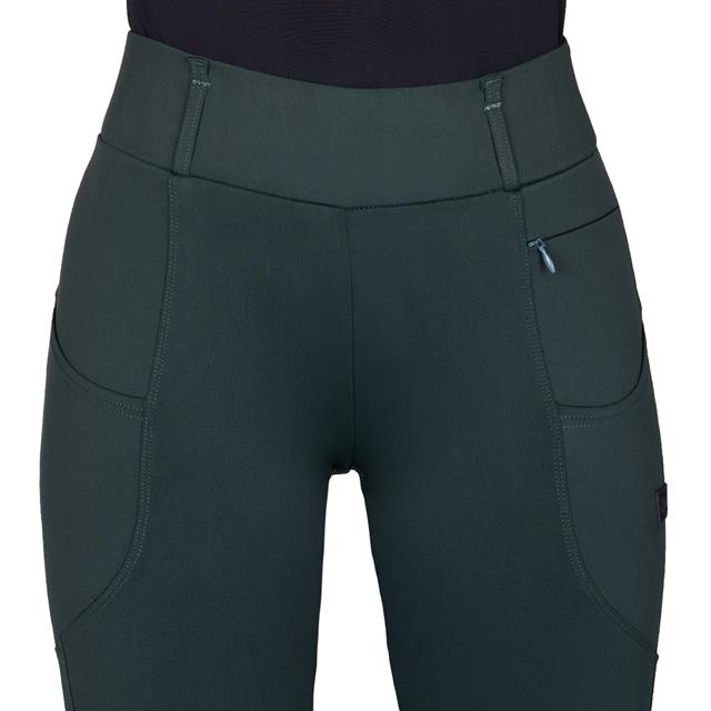 Riding Tights QHP Avelie Full Grip Dark Green