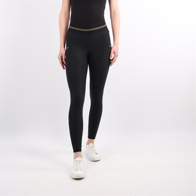 Riding Tights Quur QNila Full Grip Black-Gold