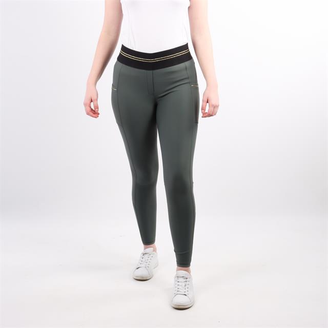 Riding Tights Quur QNila Full Grip Dark Green