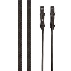 Rolled Reins LeMieux Brown-Silver
