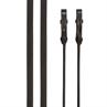 Rolled Reins LeMieux Brown-Silver