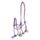 Rope Halter And Lead Rope Free Horse FHFanna Light Purple
