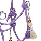 Rope Halter And Lead Rope Free Horse FHFanna Light Purple
