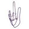 Rope Halter And Lead Rope Free Horse FHFanna Light Purple