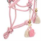 Rope Halter And Lead Rope Free Horse FHFanna Pink-Beige