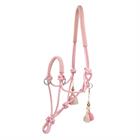 Rope Halter And Lead Rope Free Horse FHFanna Pink-Beige