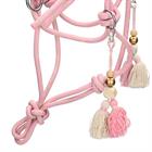 Rope Halter And Lead Rope Free Horse FHFanna Pink-Beige