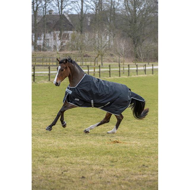 Rug Bucas Anniversary Turnout Stay-Dry 0gr Black-Silver