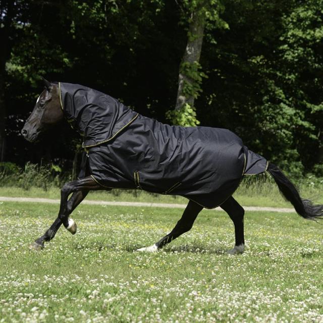 Rug Bucas Irish Turnout Full Neck 50gr Black-Gold