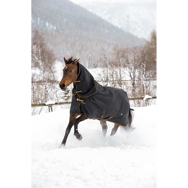 Rug Bucas Irish Turnout Full Neck 50gr Black-Gold