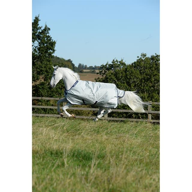 Rug Bucas Power Turnout Medium 150g Silver