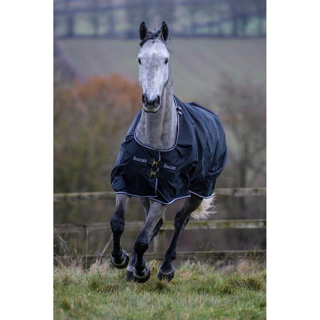Rug Bucas Trotting Turnout 200gr Black-White
