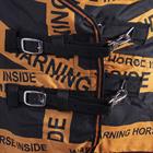 Rug Epplejeck Warning Horse 200gr Black-Orange