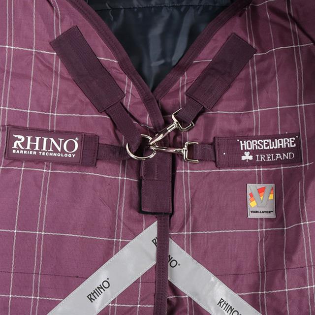 Rug Horseware Rhino Plus Vari-Layer 250Gr Purple-Grey