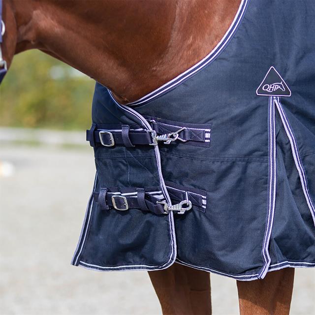 Rug QHP Turnout Luxe Fleece Dark Blue