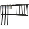 Rug Wall Rack Epplejeck 6-Pieces Black