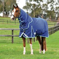 Rug WeatherBeeta ComFiTec Ultra Hardi 220gr Neck Blue-Mid Blue