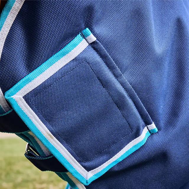 Rug WeatherBeeta ComFiTec Ultra Hardi 220gr Neck Blue-Mid Blue