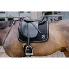 Saddle Pad 3D Logo Quilt Dressage Kentucky Black