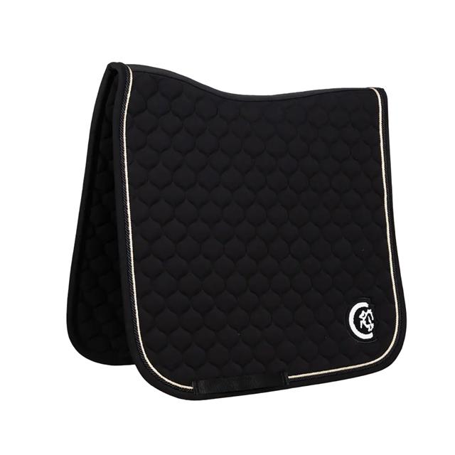 Saddle Pad 3D Logo Quilt Dressage Kentucky Black