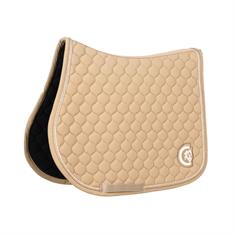 Saddle Pad 3D Logo Quilt Jumping Kentucky Beige