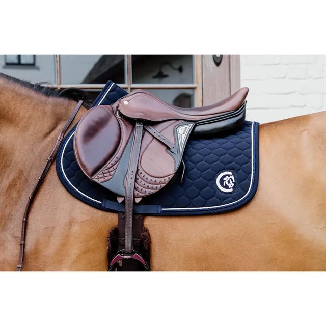 Saddle Pad 3D Logo Quilt Jumping Kentucky Dark Blue