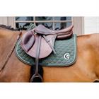 Saddle Pad 3D Logo Quilt Jumping Kentucky Green