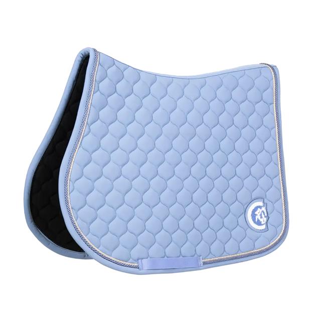 Saddle Pad 3D Logo Quilt Jumping Kentucky Light Blue