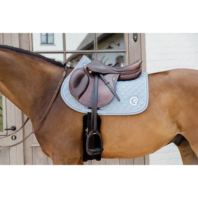 Saddle Pad 3D Logo Quilt Jumping Kentucky Light Blue