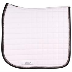 Saddle Pad Anky Braided White-Black