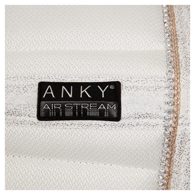 Saddle Pad Anky Crystal Airstream White