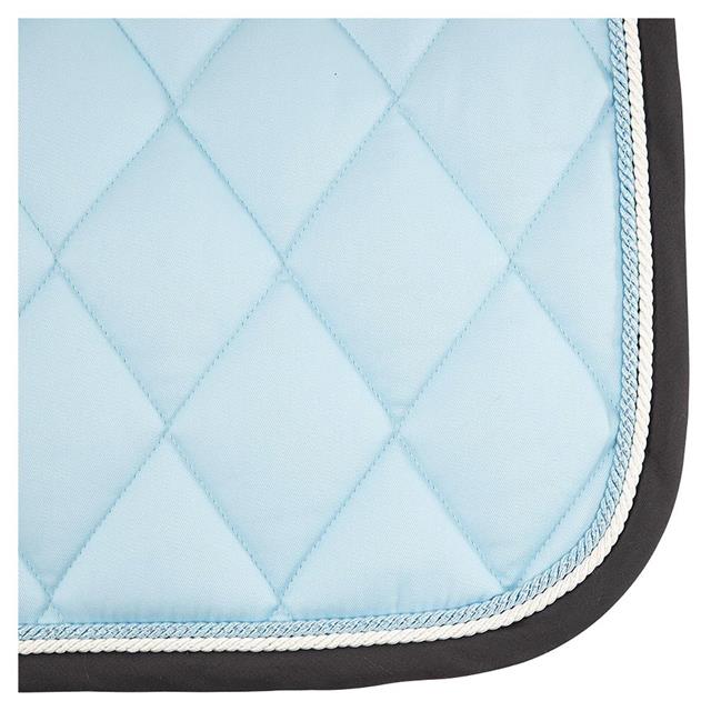 Saddle Pad BR Event Light Blue-Dark Brown