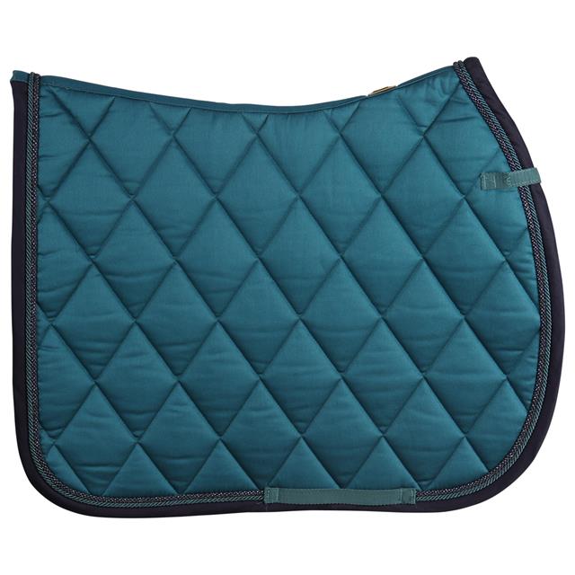 Saddle Pad BR Event Mid Green-Dark Blue