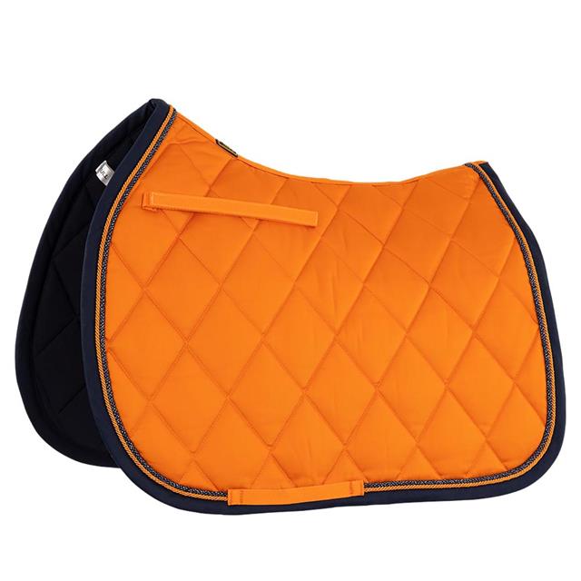 Saddle Pad BR Event Orange-Dark Blue