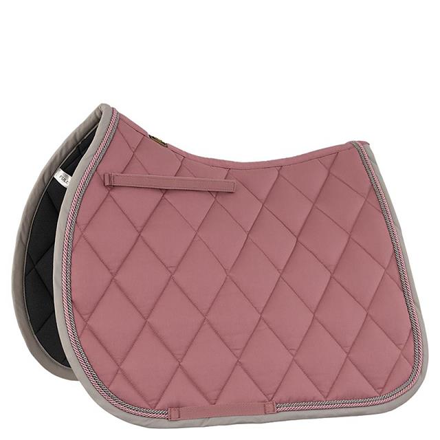 Saddle Pad BR Event Pink- Light Grey