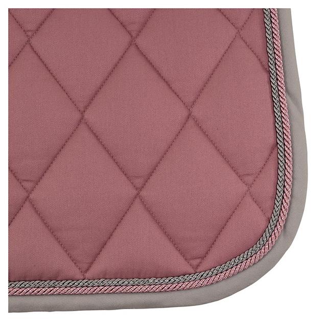 Saddle Pad BR Event Pink- Light Grey