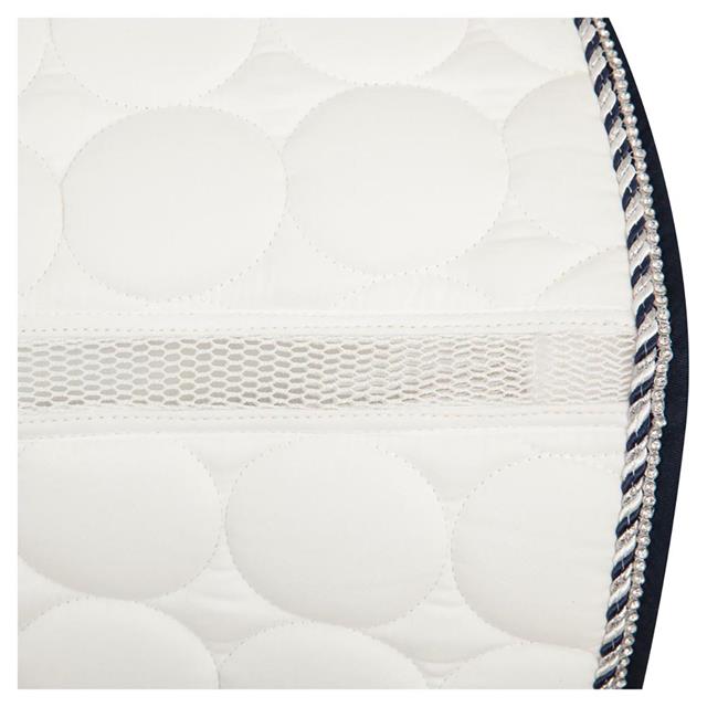 Saddle Pad BR Galway C-Wear White-Dark Blue