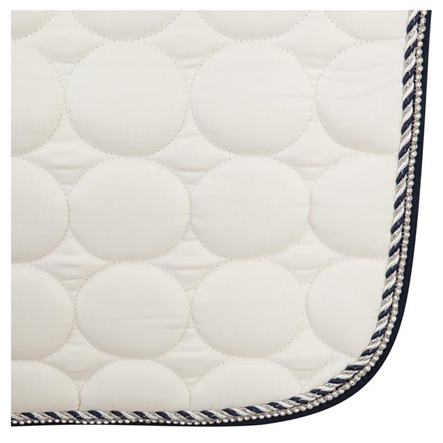 Saddle Pad BR Galway C-Wear White-Dark Blue
