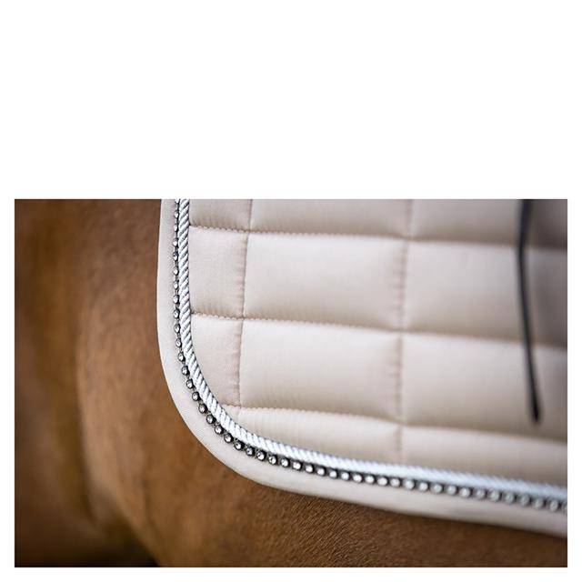 Saddle Pad BR Glamour Chic Brown-Silver