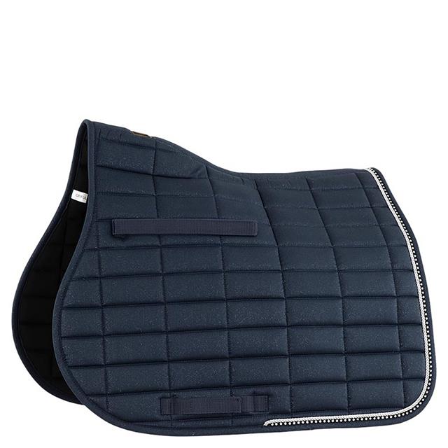 Saddle Pad BR Glamour Chic Dark Blue-Silver