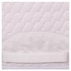 Saddle Pad BR Sheepskin Vertebral Canal White