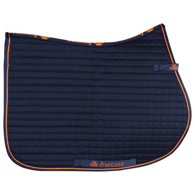 Saddle Pad Bucas Therapy Dark Blue-Orange