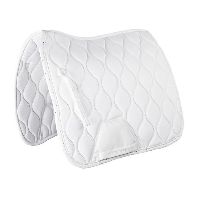 Saddle Pad Crystal Dressage Montar MOFlow White